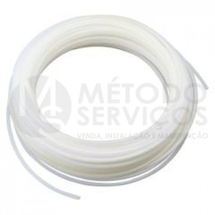 TUBO DE POLIETILENO 1/4" COR NATURAL  (PEBD)
